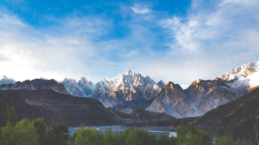 Hunza Valley and Passu Cones view, Gilgit-Baltistan
